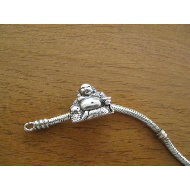 Bedel - zilver - GROOT = buddha - boedha - FRAAI !