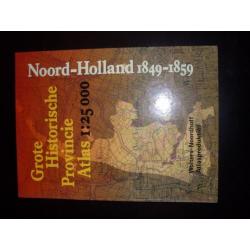 Grote historische provincie atlas Noord Holland
