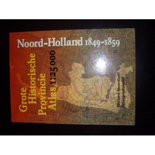 Grote historische provincie atlas Noord Holland