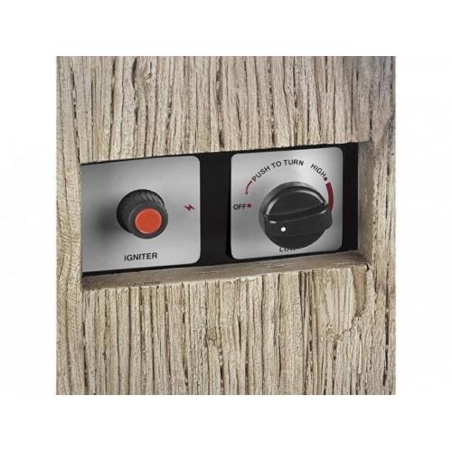 Eurom tuintafel met sfeerverwarming Ring of Fire wood