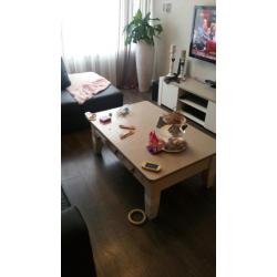 Tv meubel wit taupe e.v.t bijpassend dressoir + salontafel