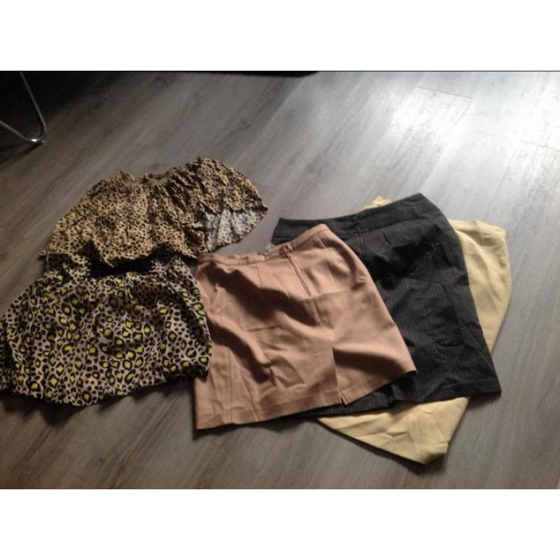 5 ROKJES VOOR 2€ +7€ PAKKETPOST 40 42 3van H&M