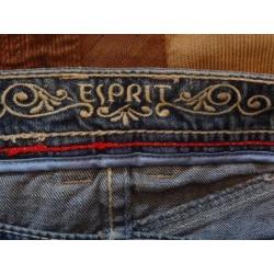 Esprit spijker-plooirok, maat 40.