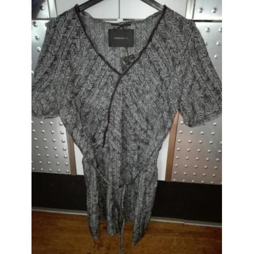 Maison scotch s jurk dress nieuw rits detail nieuw