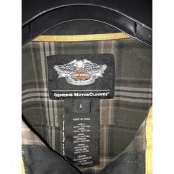 3 Prachtige Originele Harley Davidson Overhemden L XL Hemd