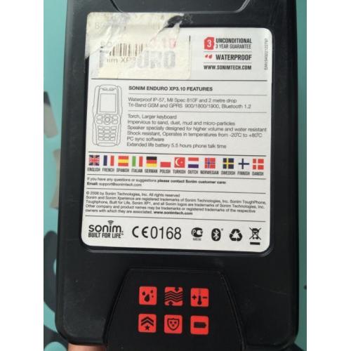 Nieuw in doos Sonim XP3 Endura waterproof, zeer sterke tel.