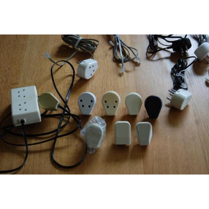 Diverse telefoonstekkers