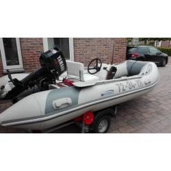 380cm Yamaha 25pk rubberboot