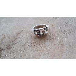 Zinzi zilver ring maat 17