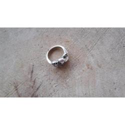 Zinzi zilver ring maat 17