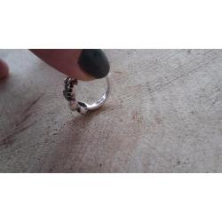 Zinzi zilver ring maat 17