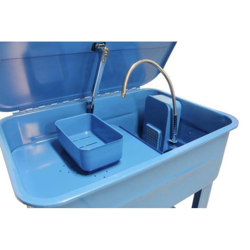 Ontvetterbak 90L met pomp spoelbak onderdelenreiniger