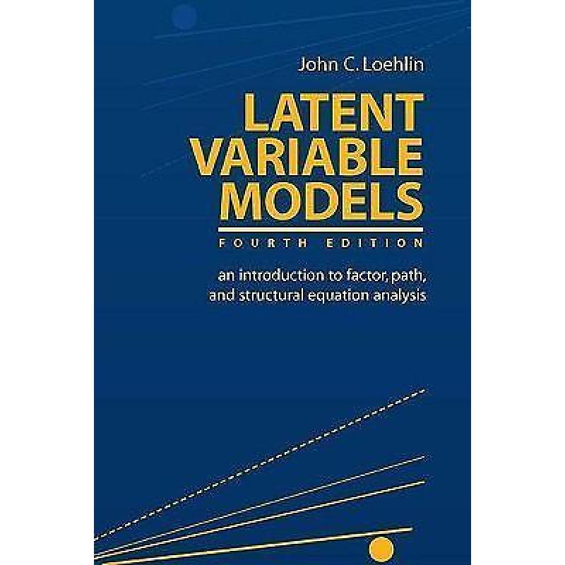 Latent variable models an introduction to 9780805849103