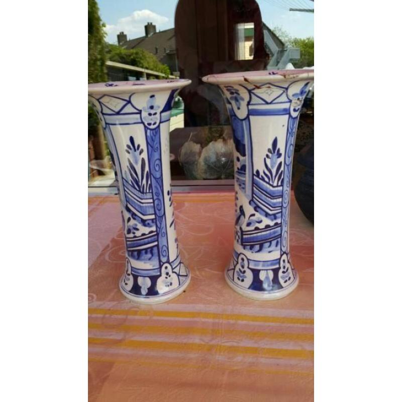 antiek delfs blauw