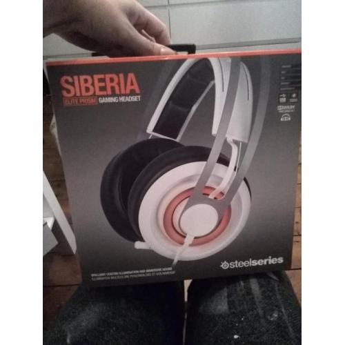 Witte Steelseries Syberia Elite gaming Headset