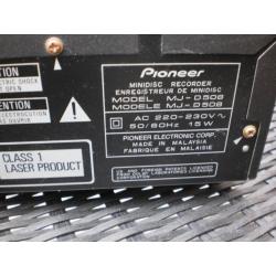 pioneer minidisc recorder mj-d508