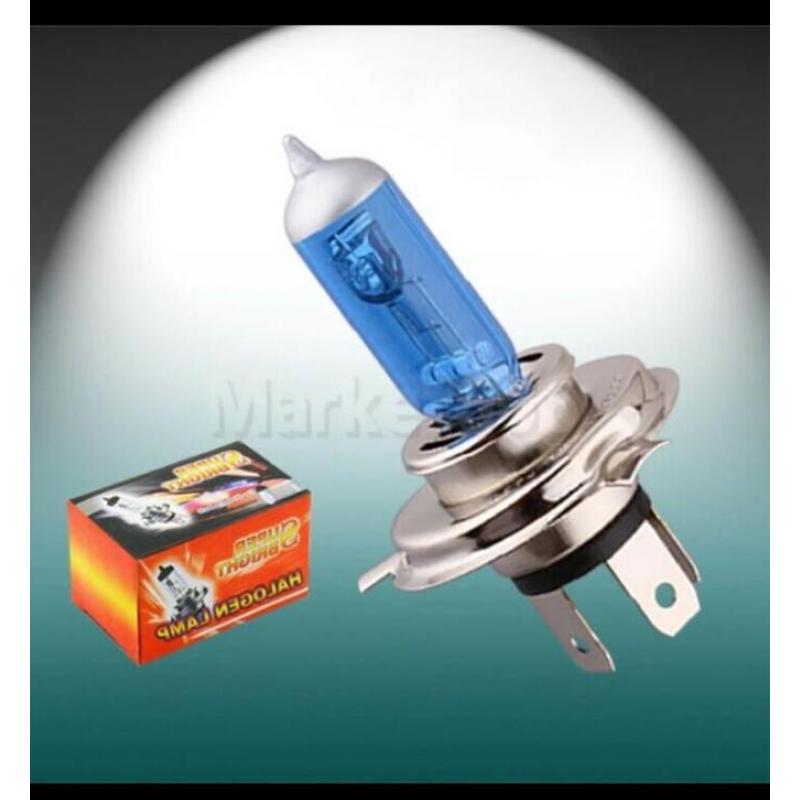 H4 Halogeen wit lamp 12V/ 55W of 100W