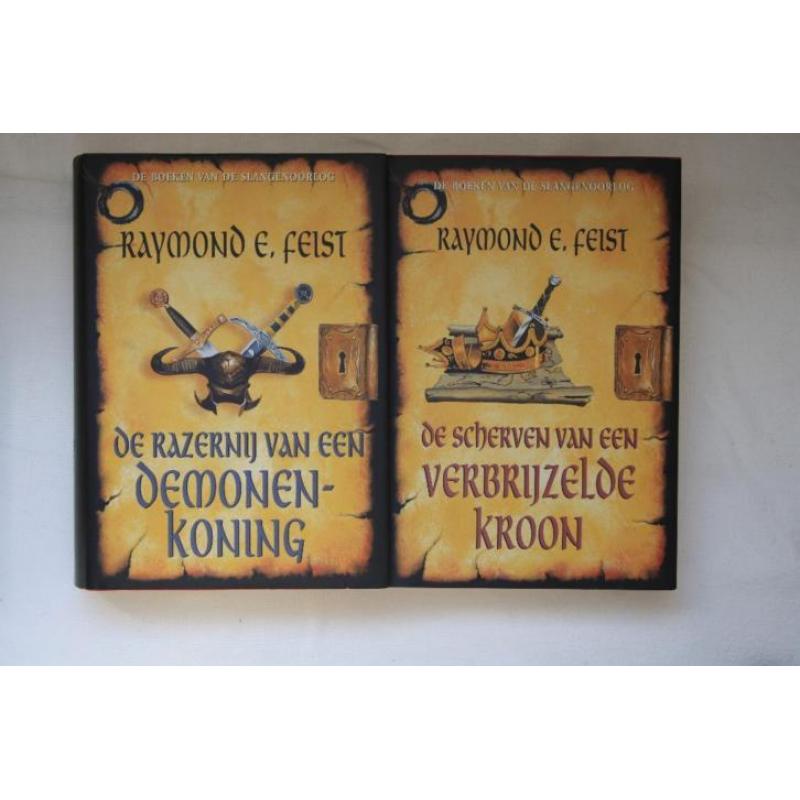 RAYMOND E. FEIST 4 boeken serie van de Slangenoorlog