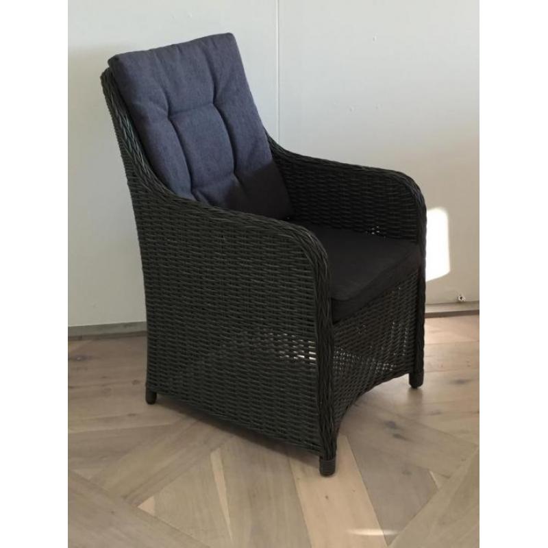 Rio dining tuinset wicker vlechtwerk half rond mb