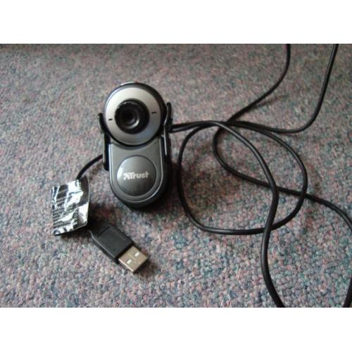 Trust webcam met knijper