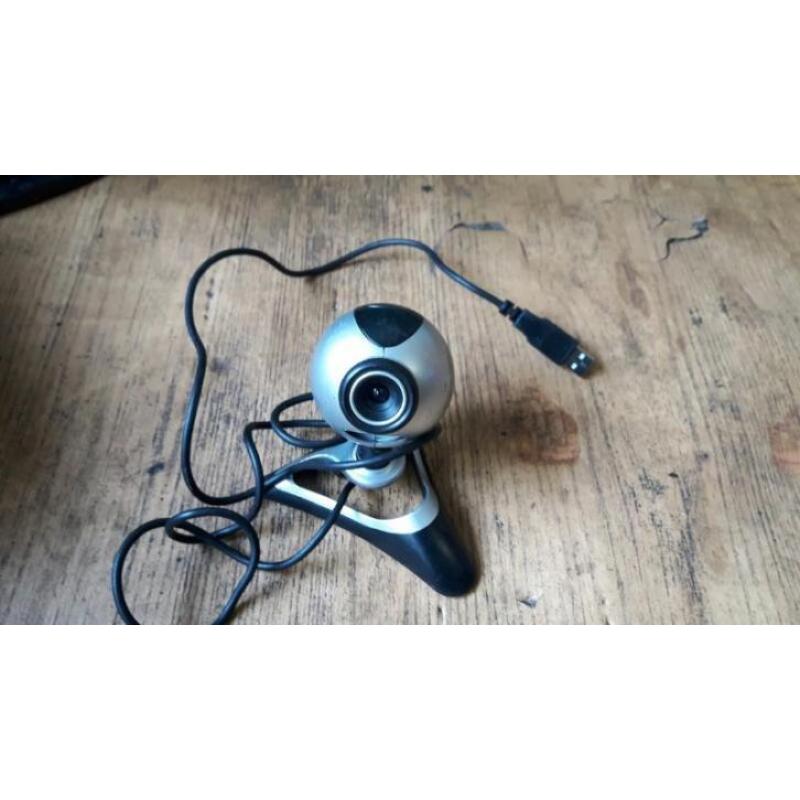 Te koop zilvere webcam