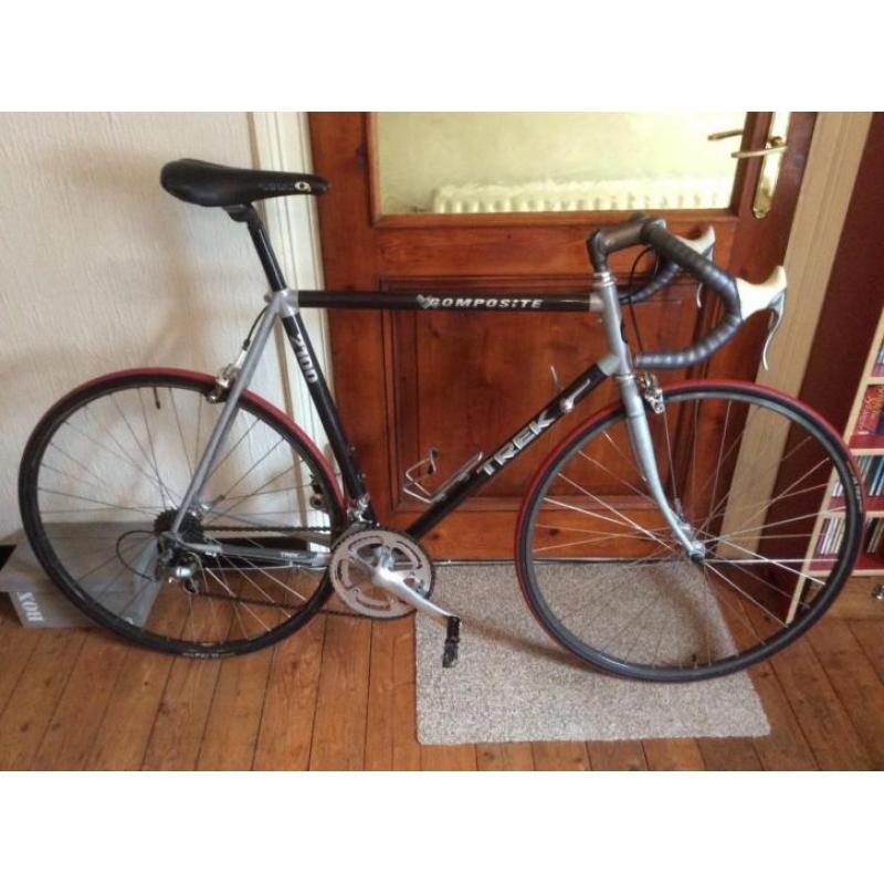 Trek carbon racefiets, izgst, 59cm c-t, leuke vintage fiets!