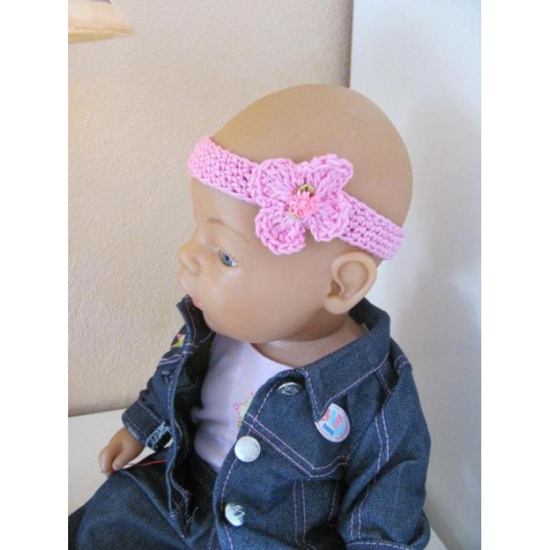 Babyborn pop met kleertjes en luiertas en wippertje