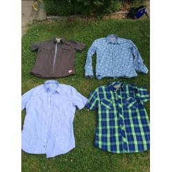 Blouses heren - 2 blouses + 2 gratis maat Medium