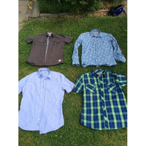 Blouses heren - 2 blouses + 2 gratis maat Medium