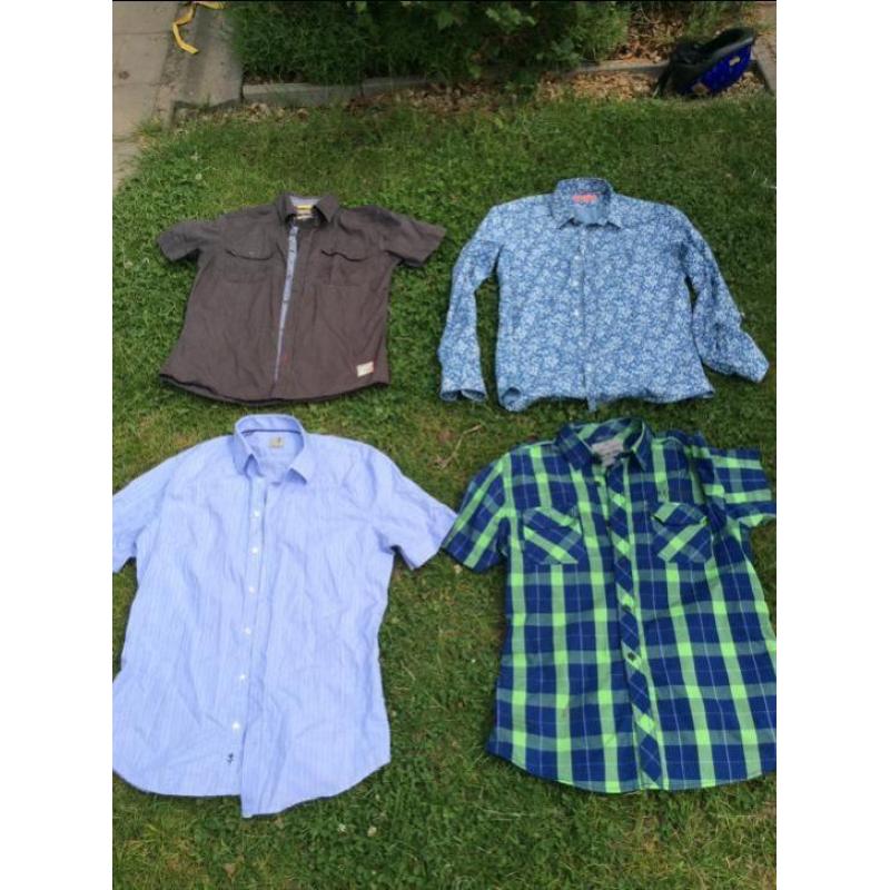 Blouses heren - 2 blouses + 2 gratis maat Medium