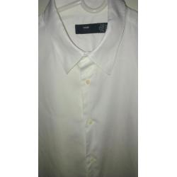 Wit overhemd heren Medium met korte mouwen, H&M maat m