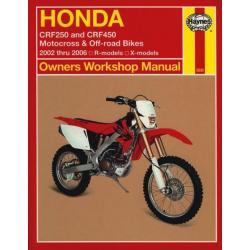 Honda CRF 250 + CRF 450 (2002 - 2006) + vertaalwoordenboekje