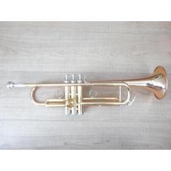 Yamaha YTR4335G gelakte bes trompet rugtaskoffer zgan