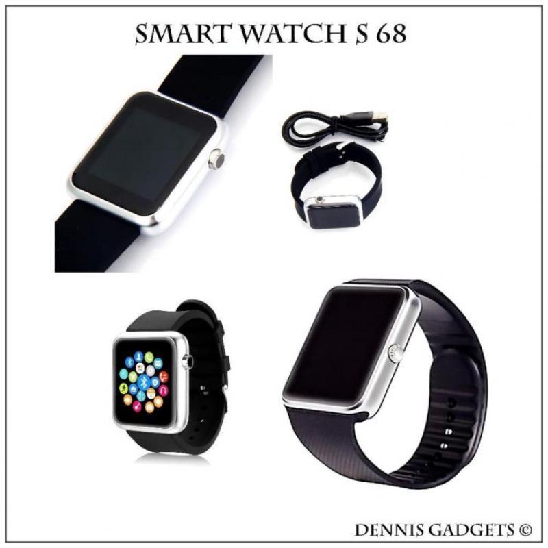 Dennis Gadgets: Smart watch S 68 Zwart