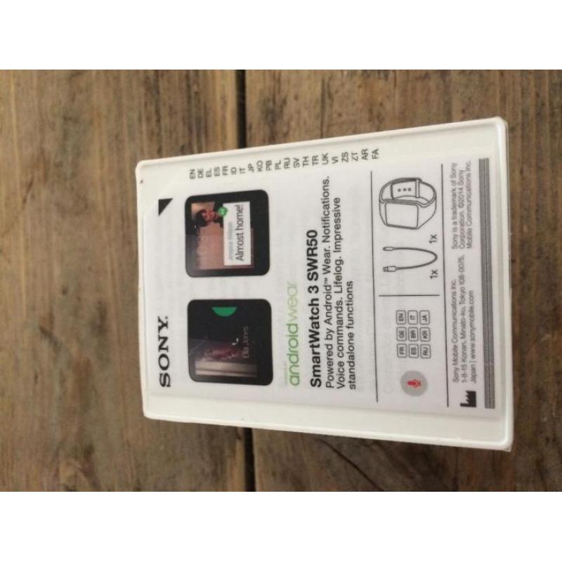 Nieuwe Sony Smartwatch 3 in doos!