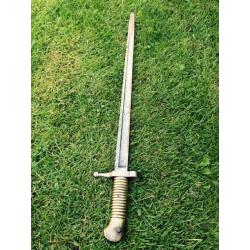 Zeldzame Sabel-Bajonet voor Thouvenin Douane Karabijn M1848