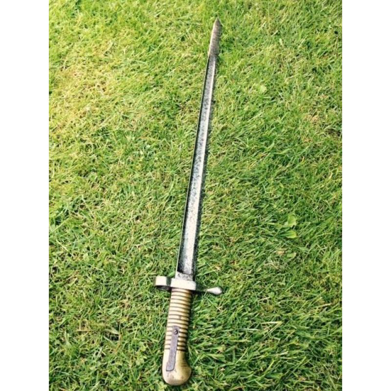 Zeldzame Sabel-Bajonet voor Thouvenin Douane Karabijn M1848