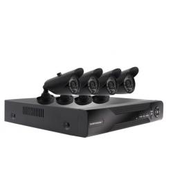 4 kanaals HD camerabeveiligingssysteem met 4 HD camera's