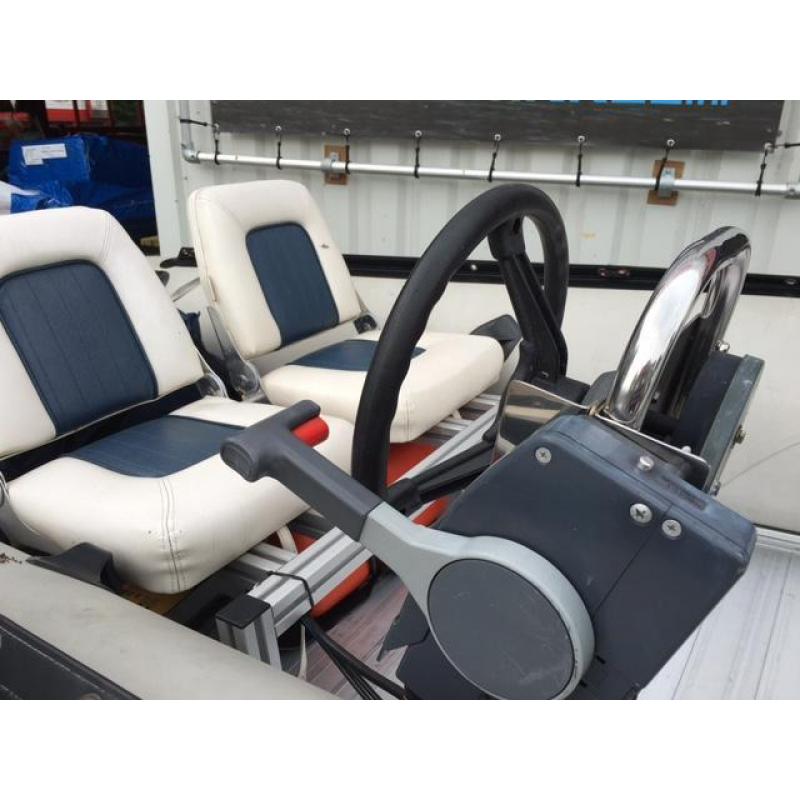 Yam 400S Rubberboot compleet met Yamaha 25 pk elektr.start.