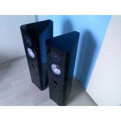 Driade 22.2 high-end speakers. Uitgevoerd in zwarte pianolak