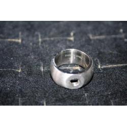 NIeuw! Melano basis ring staal mat maat 55