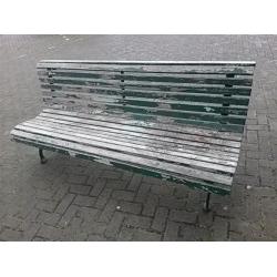 Antieke Tuinbank en tafel