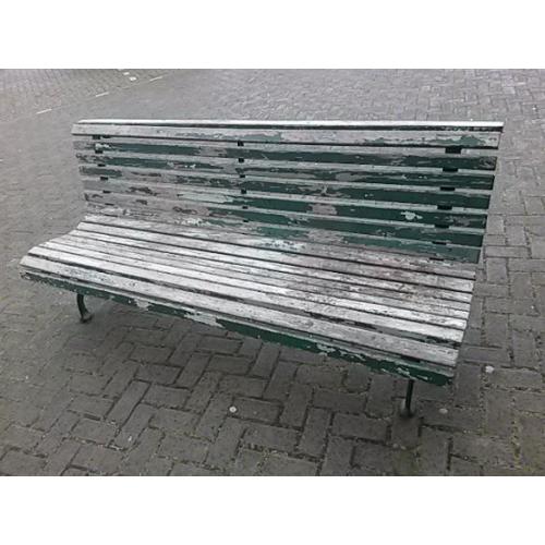 Antieke Tuinbank en tafel