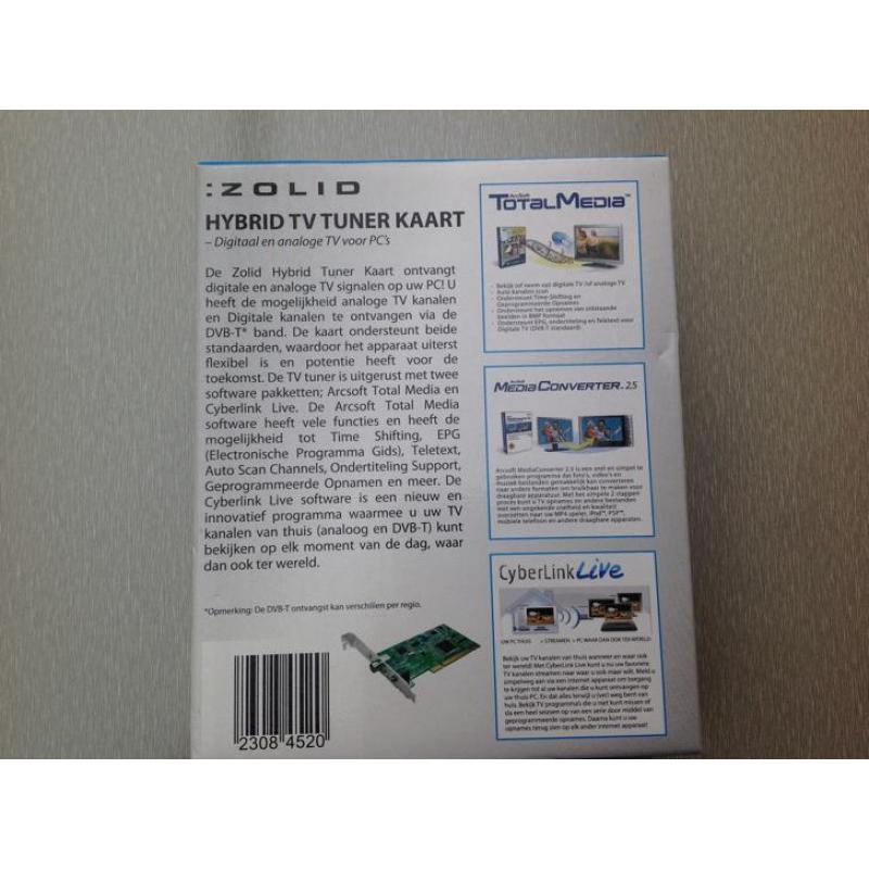 Zolid Hybrid TV tuner kaart