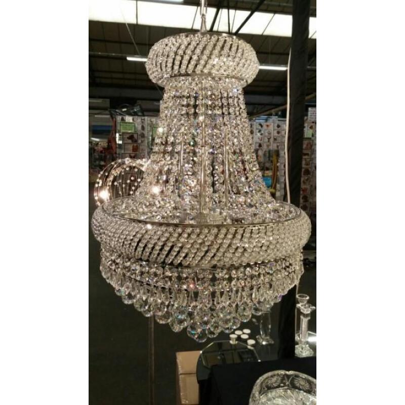 Zakkroon kroonluchter kristal
