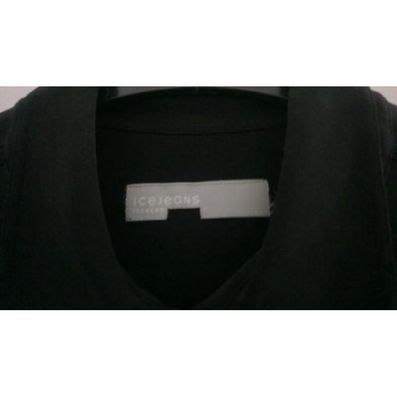 iceberg ice jeans heren overhemd zijde maat l