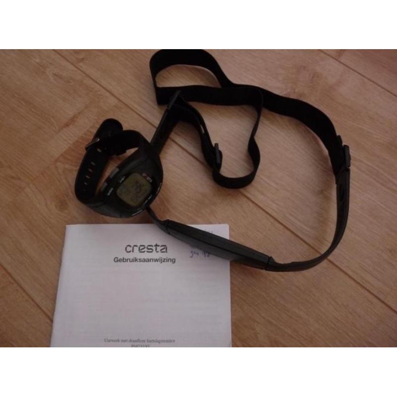 Te koop: cresta sporthorloge met hartslagmeter nieuw!!