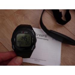 Te koop: cresta sporthorloge met hartslagmeter nieuw!!