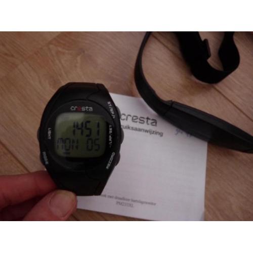 Te koop: cresta sporthorloge met hartslagmeter nieuw!!