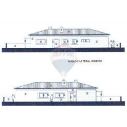 Bouwkavel met goedgekeurd project voor bungalow